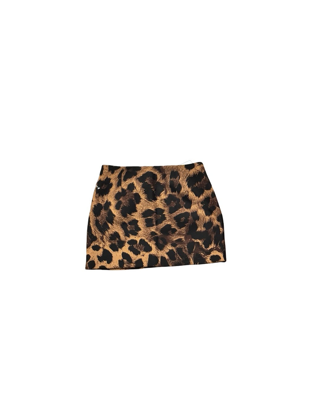 naked wardrobe Leopard Print Mini Skirt in Brown and Black - Picture 4 of 4